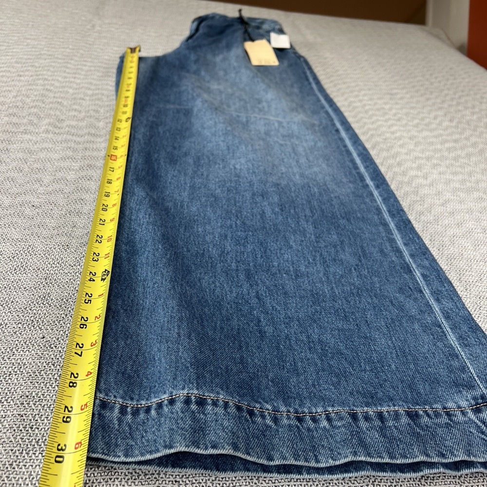 Scotch & Soda Lyocell Cotton Blue Jeans Women Wide Leg High Rise Sz 10 / 30 - Picture 11 of 12